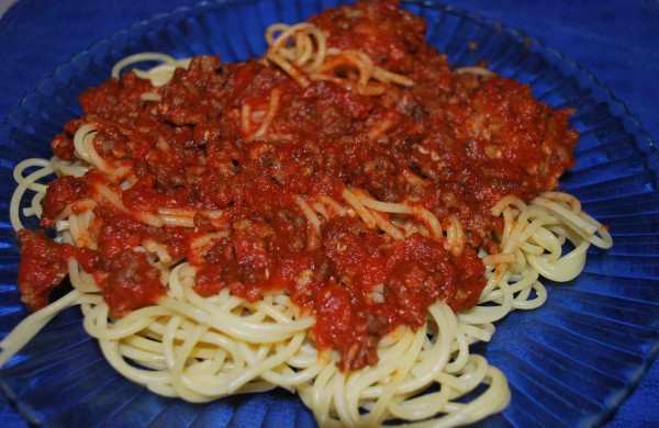 spaghetti with meatballs