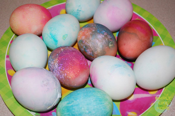 Tie-Dye Easter Eggs